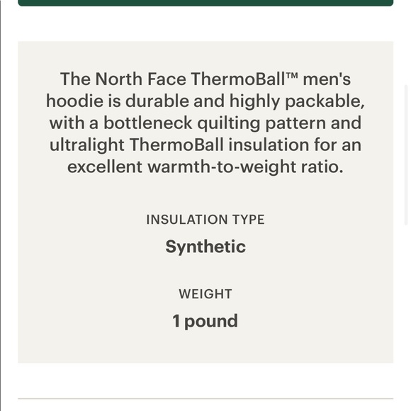 The North Face Men’s ThermoBall™ Eco Hoodie Black Hooded Jacket - Picture 13 of 16